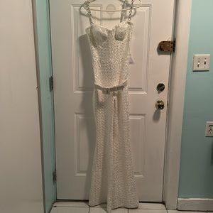 Nadine Merabi - “Lucinda” White Jumpsuit